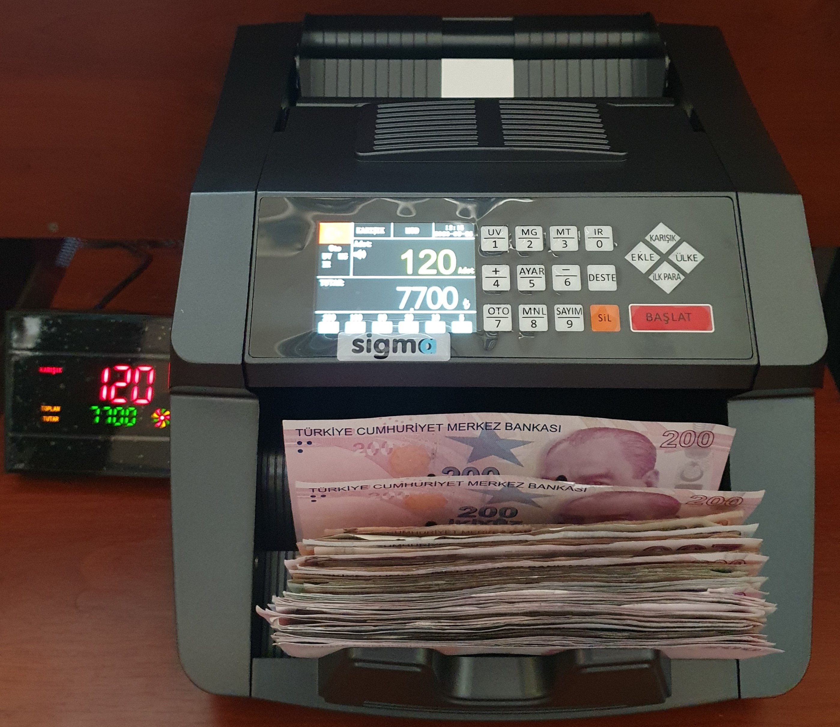 Para Sayma Makinesi SC 7520 LCD Ekran 2023