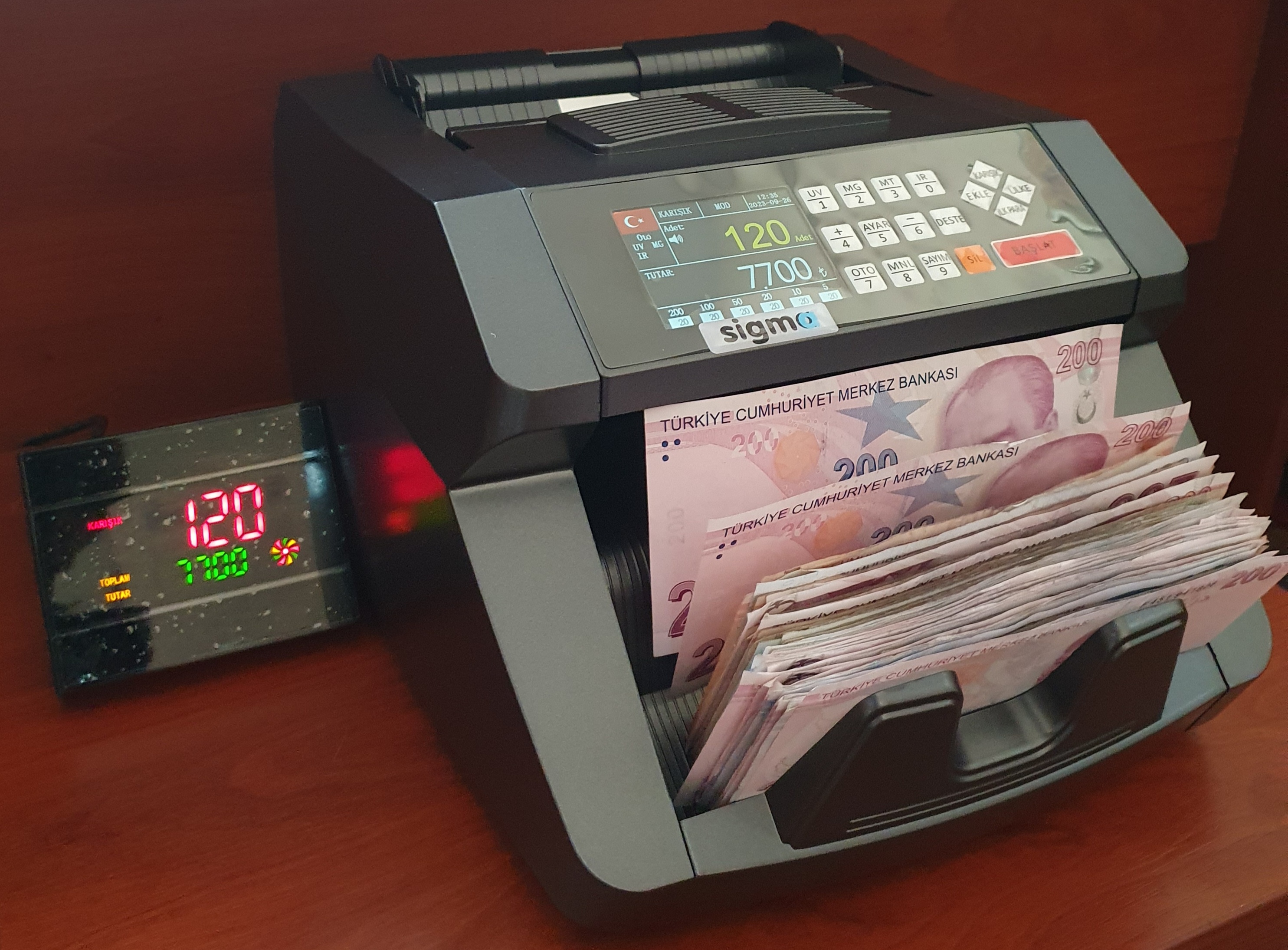 Para Sayma Makinesi SC 7520 LCD Ekran 2023