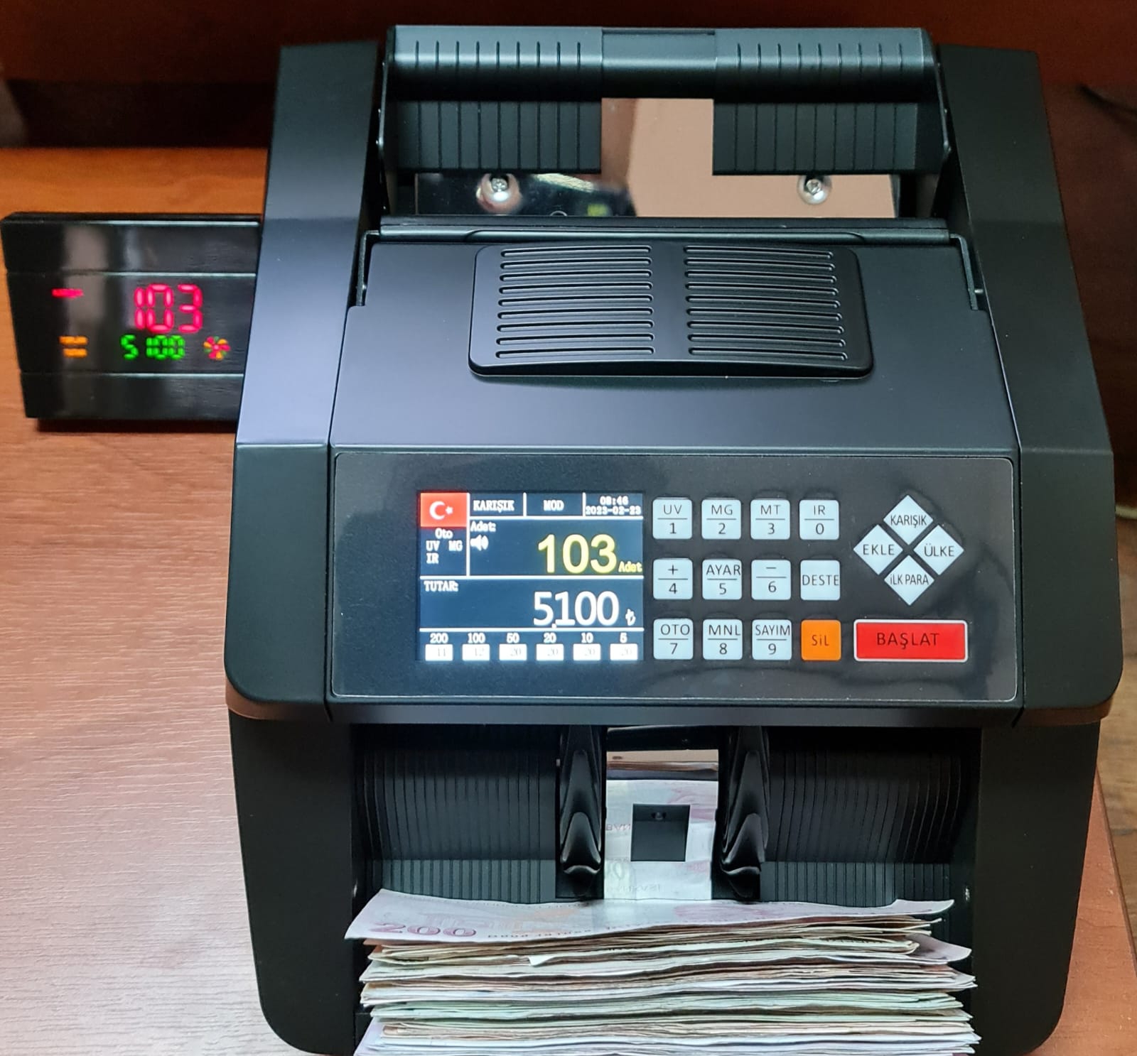 Para Sayma Makinesi SC 7520 LCD Ekran 2023