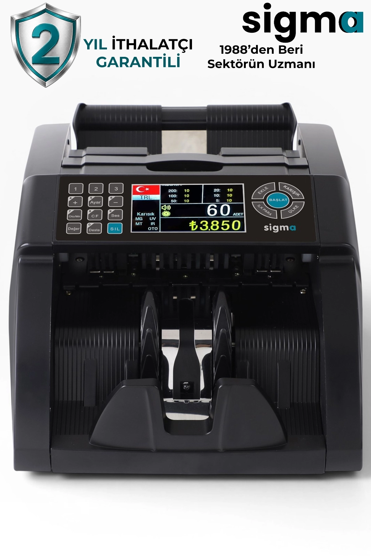 SC 8520 Sahte Kontrol  TL,€ Karışık $,£ Adet Sayım