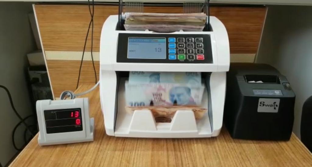 SC 6100 Karışık Sayım Çift CIS’lı PAra Sayma Makinesi