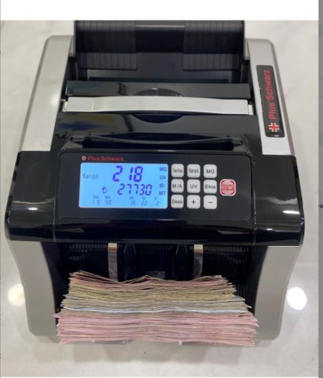 Plus Schwarz TL  Para Sayma Makinesi